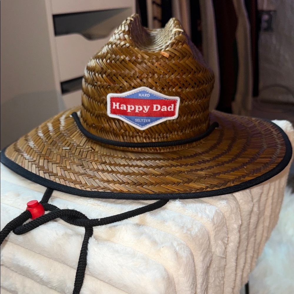 Happy Dad Vacation Straw Hat